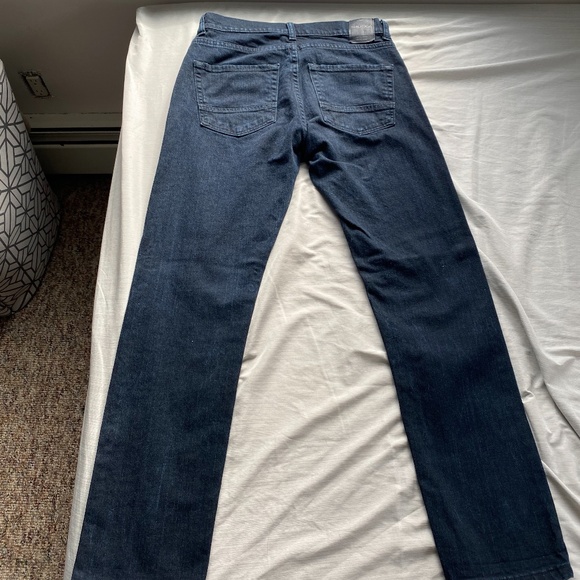 Nautica Mens Dark Navy Denim Jeans (32x32) - Picture 2 of 5